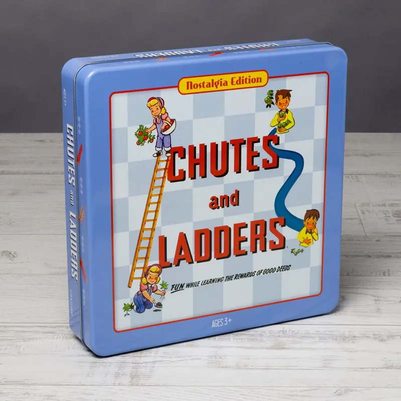 Chutes & Ladders Nostalgia Edition – Retro Tin Game 1