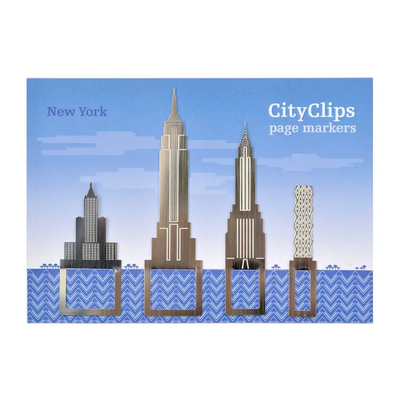 City Clip Bookmark – Nyc Edition: Stylish Literary Accessory 1