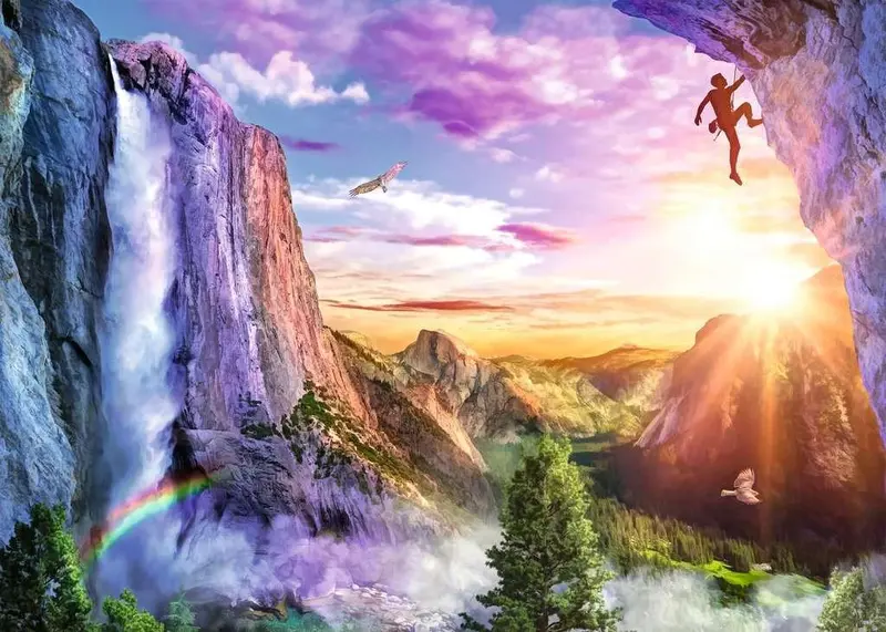 Climbers’ Delight 1000-Piece Mountain Adventure Puzzle 1