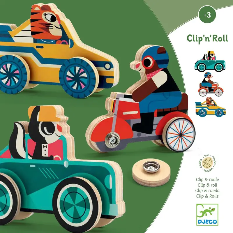 Clip-A-Car Fine Motor Skills Learning Toy 1