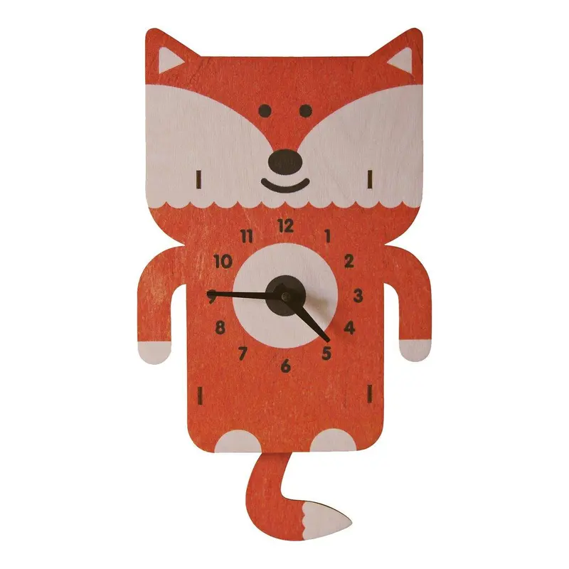 Clock Fox – Wooden Pendulum Learning Clock 1