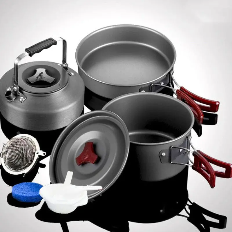 Compact Picnic Cookware Set For Campfire Cooking And Outdoor Meal Prep 1