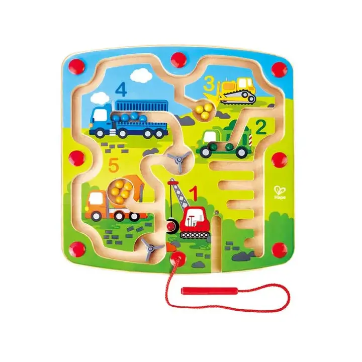 Construction-Themed Number Maze Learning Toy 1
