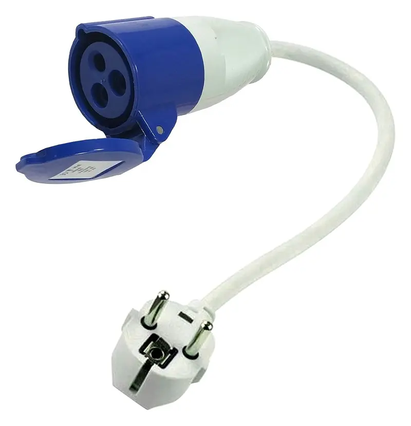 Continental 13A Hook-Up Adaptor For Caravan Mains Connection 1