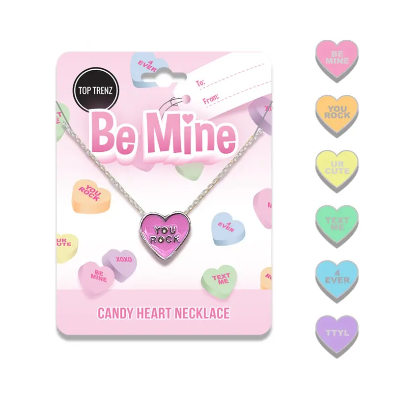Conversation Heart Charm Necklace 1