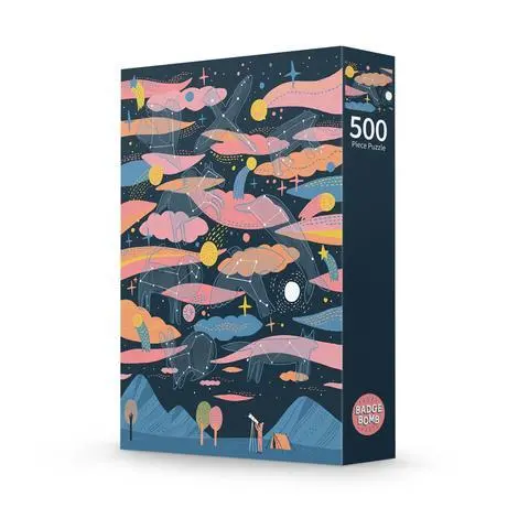 Cosmic Dreams 500-Piece Puzzle – Space-Inspired Artwork For Kids & Adults 1