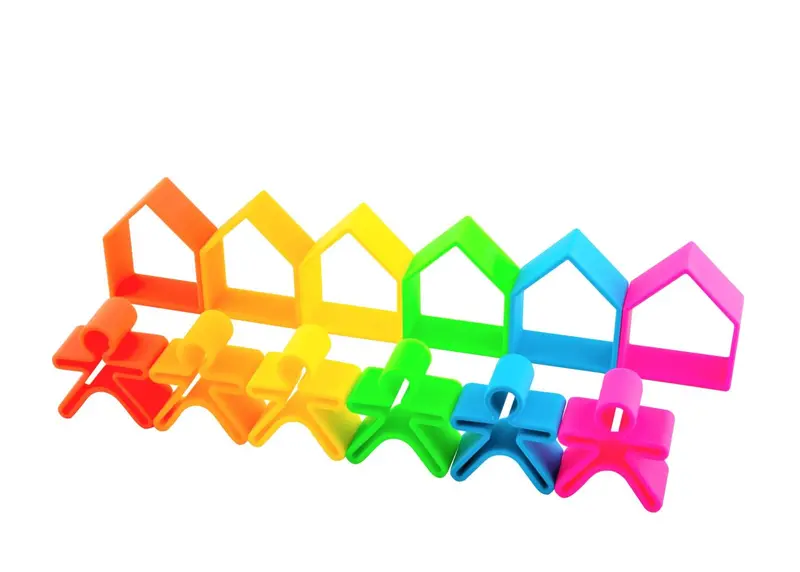 Dena Kids Pastel Houses – Soft Fabric Play Set 1