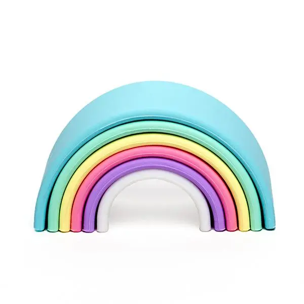 Dena Soft Pastel Rainbow Stacking Set 1