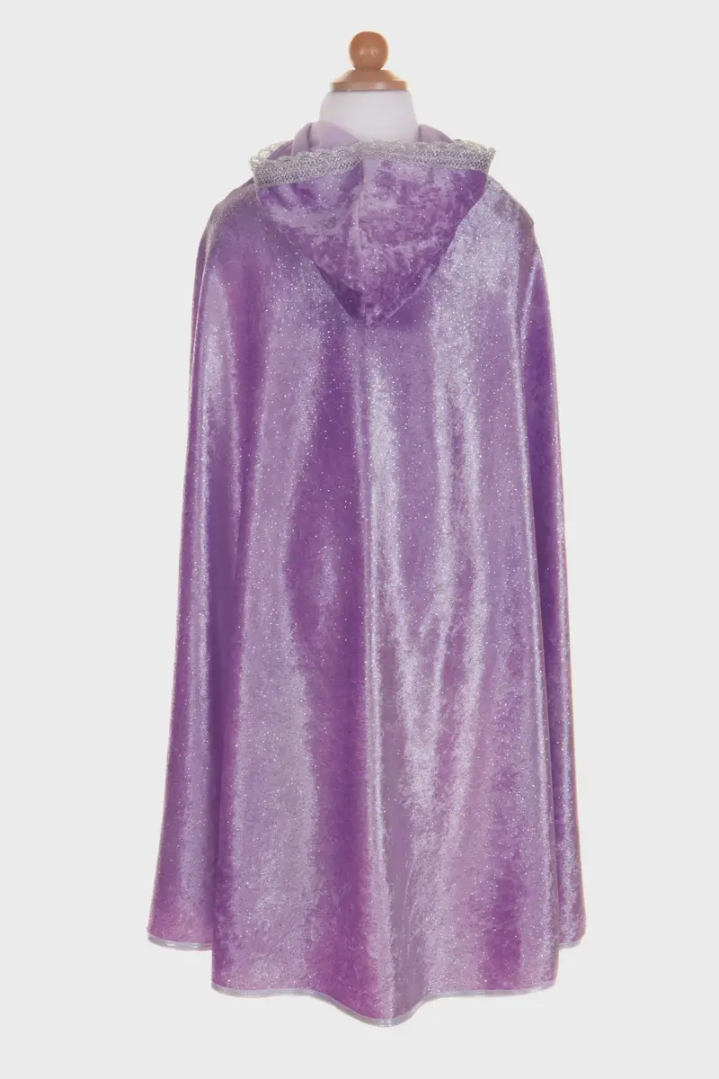 Diamond Sparkle Cape In Lilac – Glittering Fantasy Accessory, Size 5–6 1