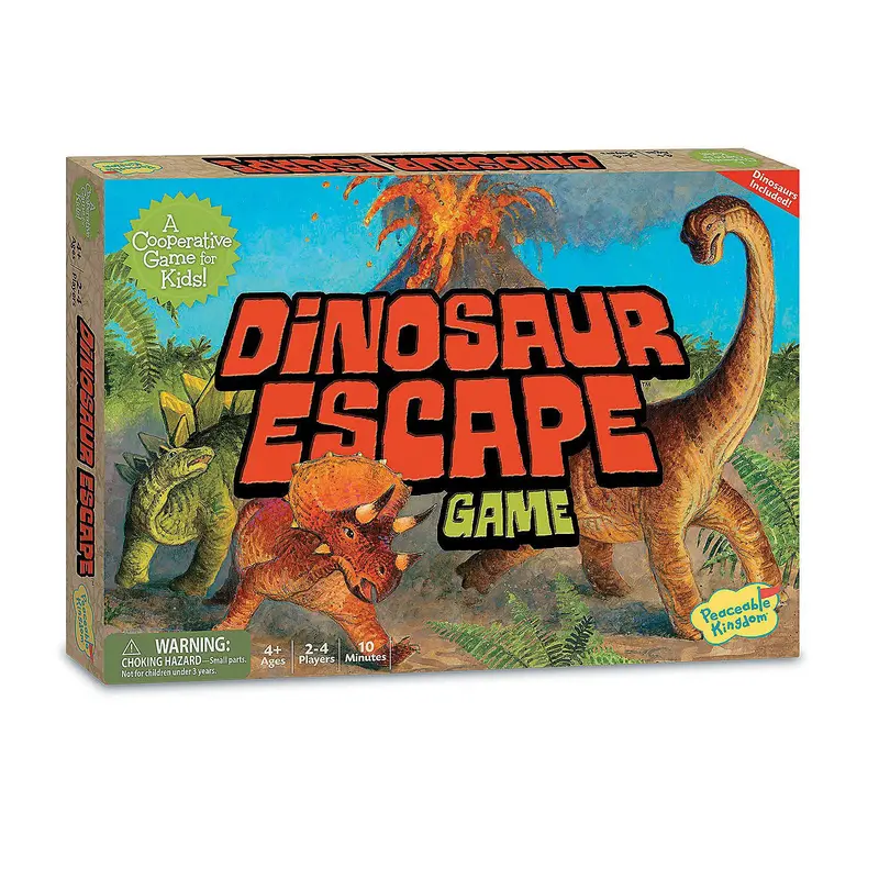 Dinosaur Escape Cooperative Board Game For Families 1
