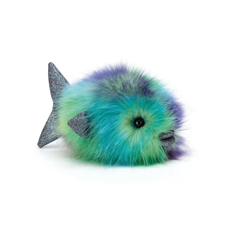 Disco Fish Jewel Plush: Sparkling Underwater-Themed Soft Toy 1