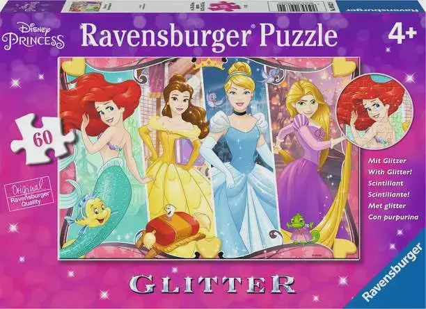 Disney Princess Heartsong: 60-Piece Glitter Puzzle For Young Fans 1