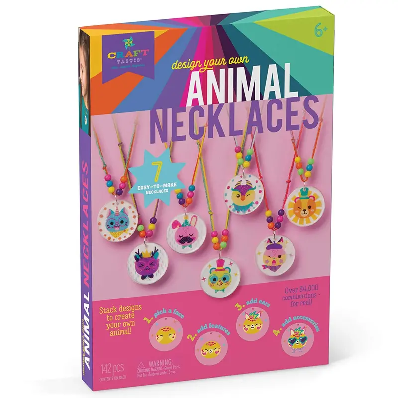 Diy Animal-Themed Necklace Craft Kit 1