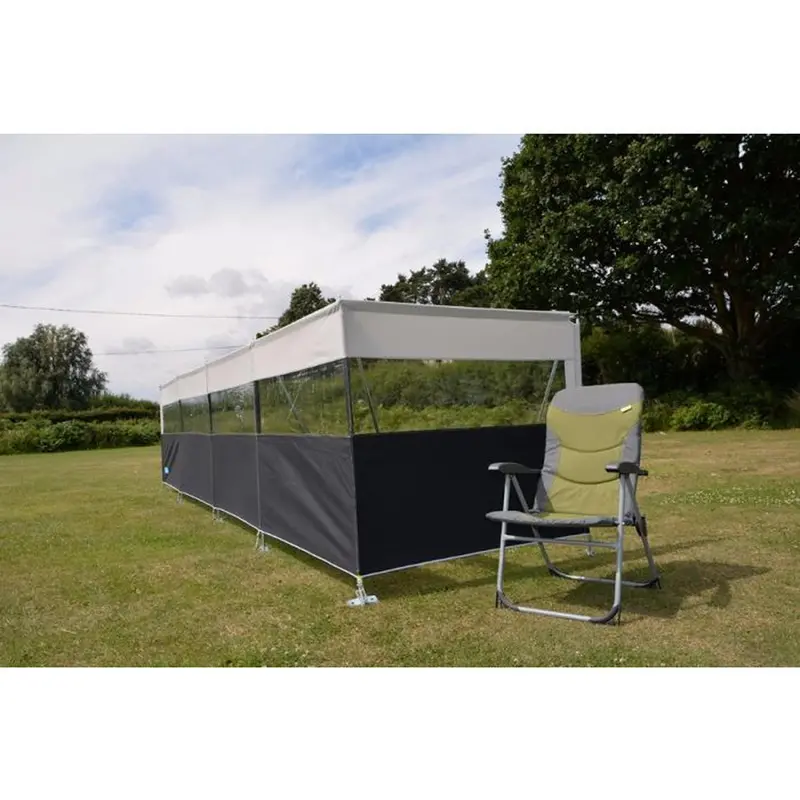 Dometic Pro Windbreak – 5-Panel Alloy Pole Set 1