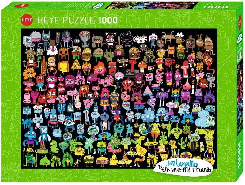 Doodle Rainbow 1000-Piece Puzzle 1
