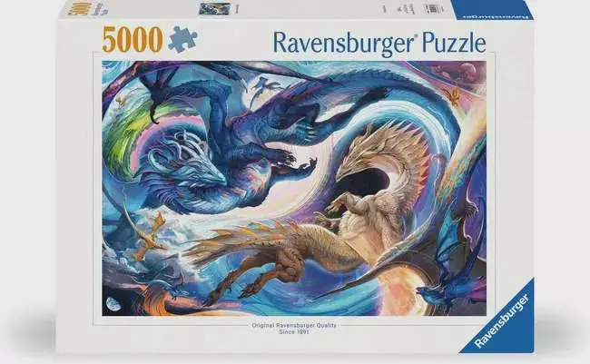 Dragon Day & Night – 5000-Piece Dual-Side Puzzle 1