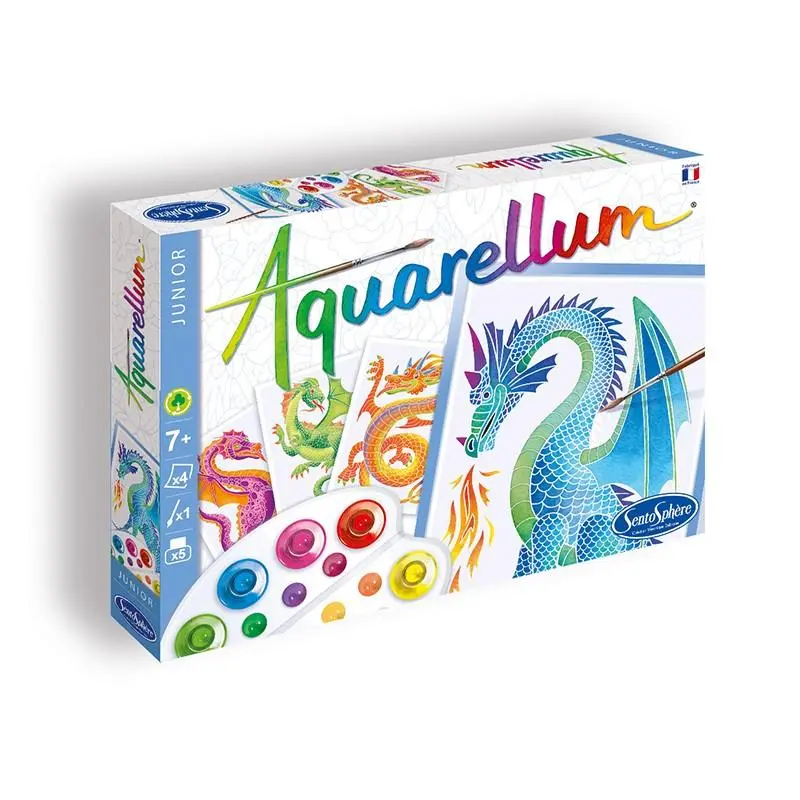 Dragons Aquarellum Coloring Kit – Water-Reveal Fantasy Art Activity 1