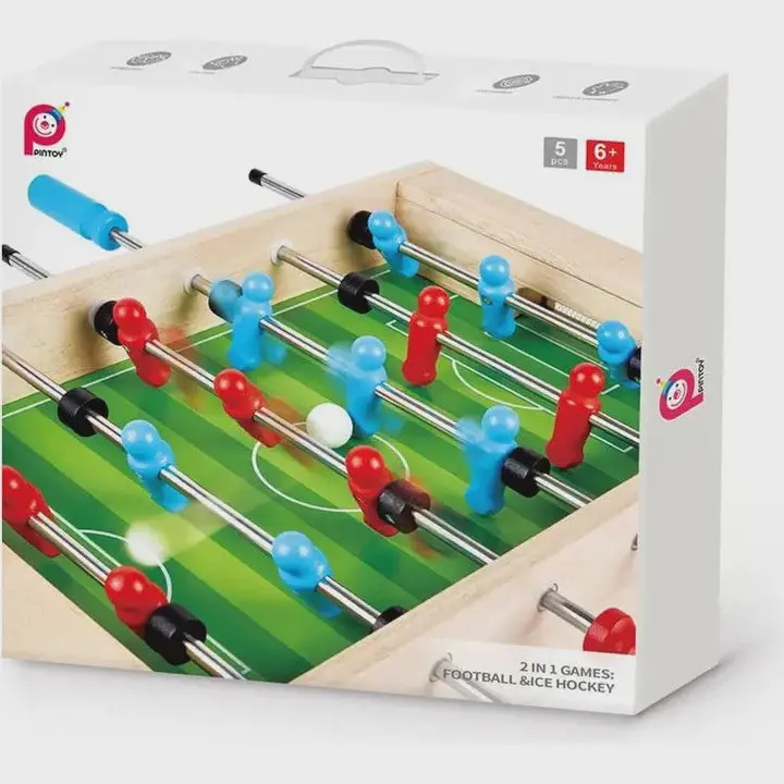 Dual-Sport Table Game: Foosball & Air Hockey 1