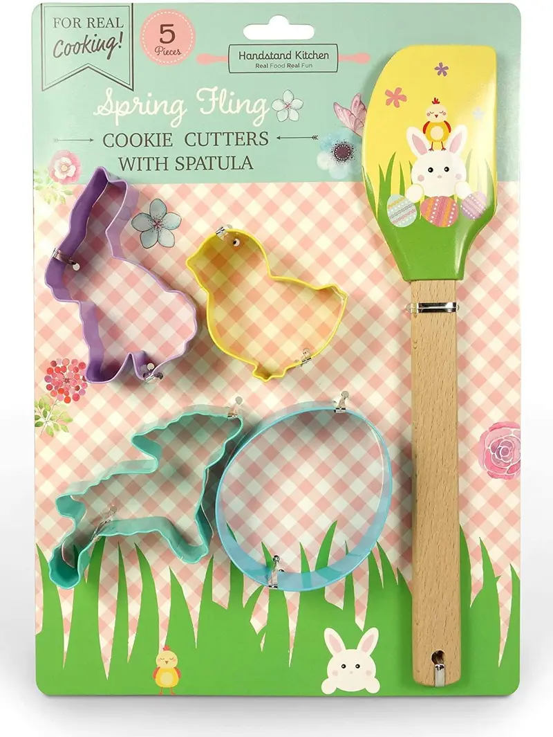 Easter Cookie Cutter Set With Spatula 1