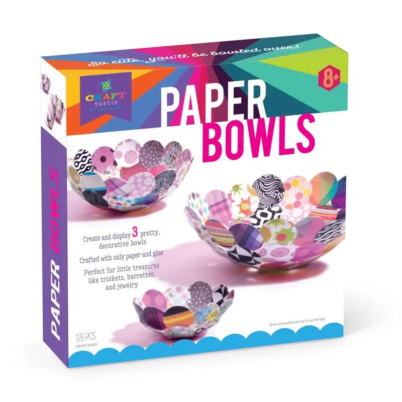 Eco-Friendly Paper Bowls Craft Kit 1