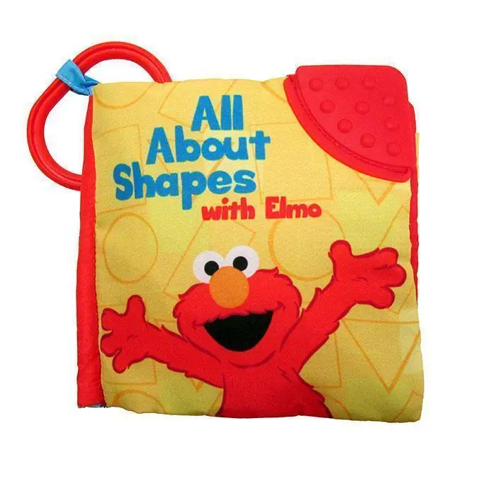 Elmo Shapes Soft Book – Educational Plush Book With Shape Learning 1