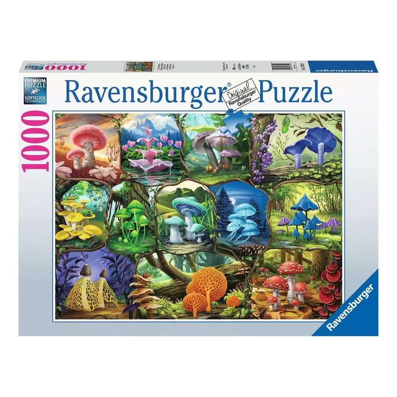 Enchanted Mushroom Garden Jigsaw Puzzle – 1000 Pieces 1