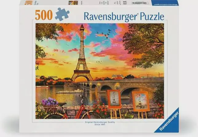 Evening In Paris – 500-Piece Romantic Cityscape Puzzle 1