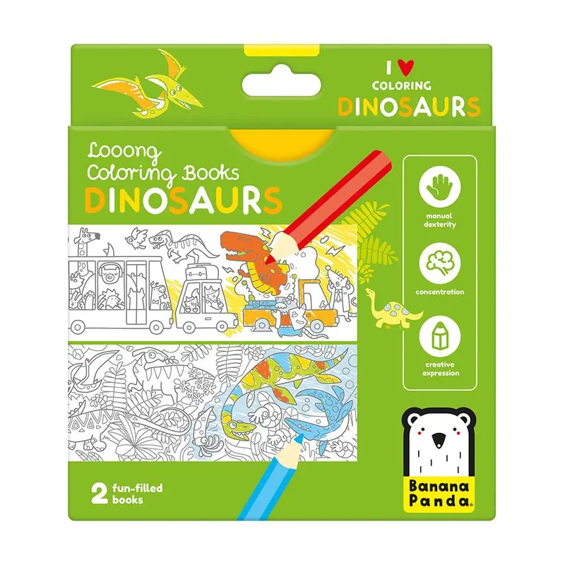 Extra-Long Dinosaur Coloring Scroll – Prehistoric Fun For Kids 1