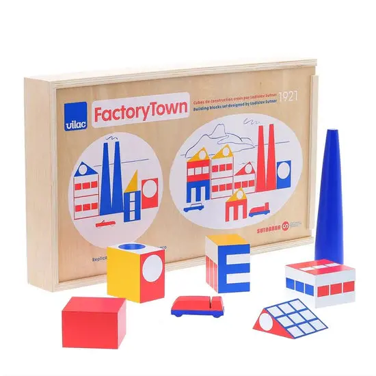 Factorytown: Ladislav Sutnar Building Block Set – Design-Inspired Construction Kit 1