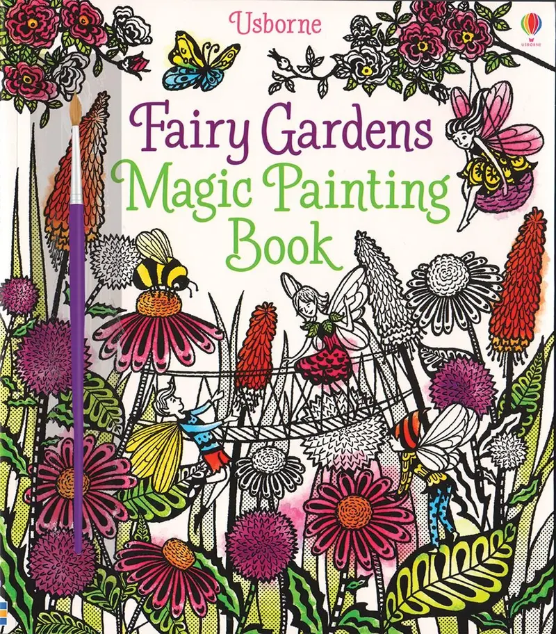 Fairy Gardens Magic Painting Book: Water-Reveal Fantasy Scenes 1