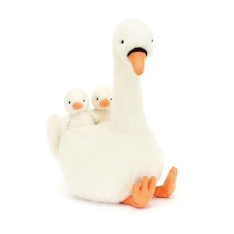 Featherful Swan Plush Ornament 1