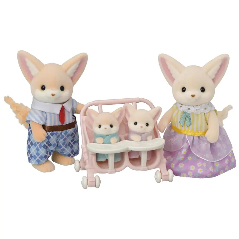 Fennec Fox Family Animal Figurine Collection 1