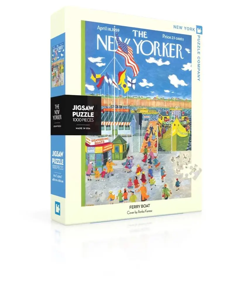 Ferry Boat Scene Jigsaw Puzzle – 1000 Pieces 1