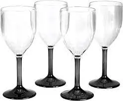 Flamefield Acrylic Wine Glass – Smoked Finish 1