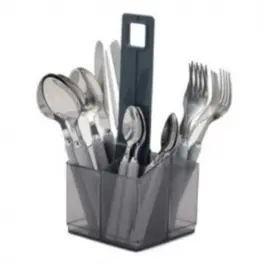 Flamefield Grey Modern Cutlery Set For Campers 1