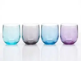 Flamefield Moonstone Acrylic Short Tumblers (Pack Of 4) – Stylish Lightweight Drinkware 1