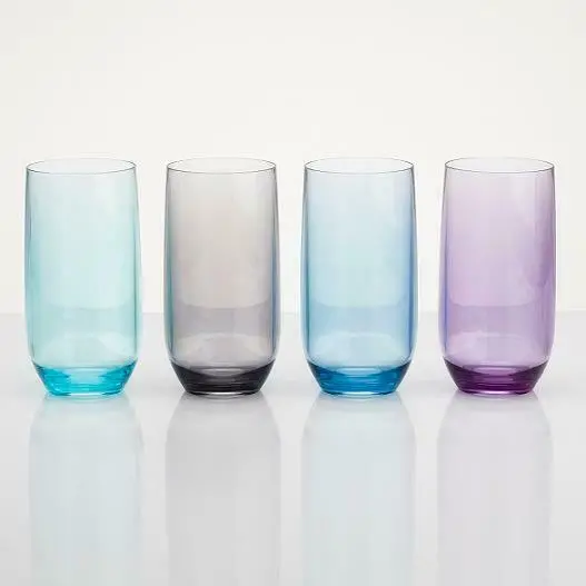 Flamefield Moonstone Acrylic Tall Tumblers (Pack Of 4) – Sleek Stackable Outdoor Cups 1