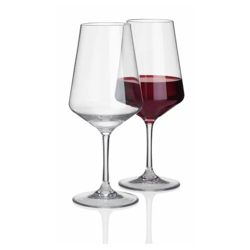 Flamefield Savoy Large Capacity Polycarbonate Wine Glasses – Pair 1