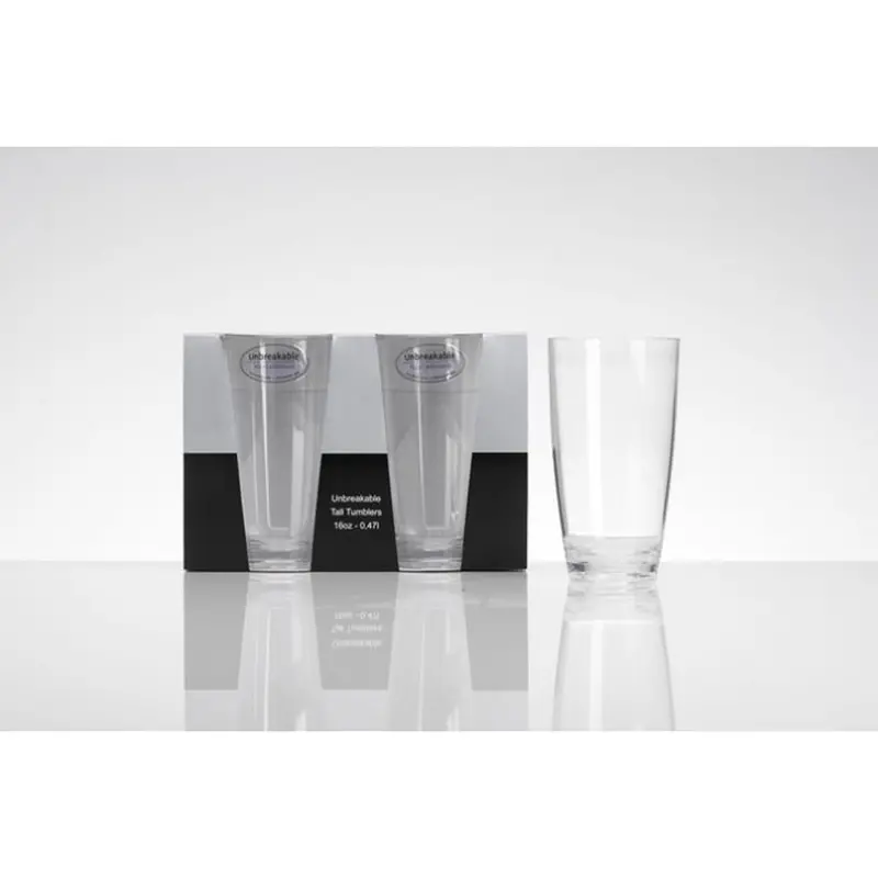 Flamefield Unbreakable Polycarbonate Tall Tumblers (Pack Of 2) – Rugged Outdoor Drink Cups 1