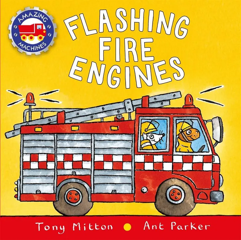 Flashing Fire Engines: Interactive Sound Book For Toddlers 1