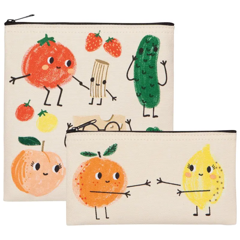 Funny Food Snack Tote Bag 1