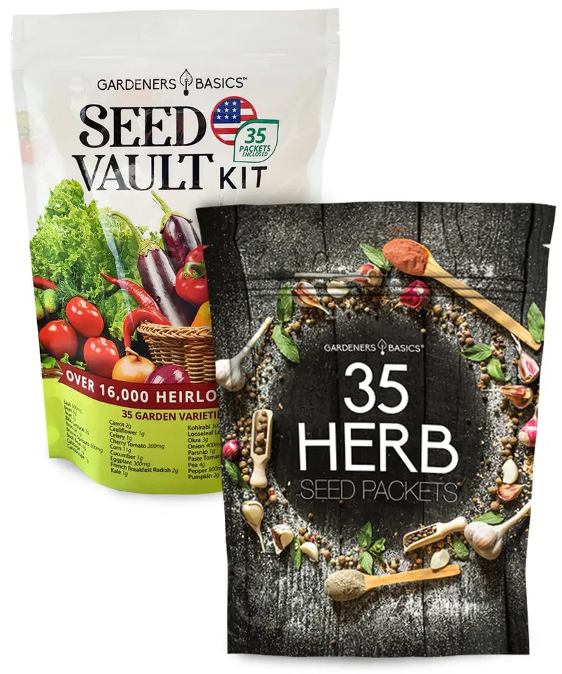 Gardeners’ Seed Vault Kit – 70 Organic Vegetable And Herb Varieties For Home Cultivation 1