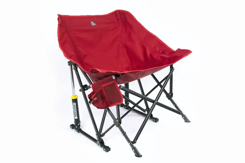 Gci Pod Rocker Camping Seat – Vibrant Red Rocking Comfort 1