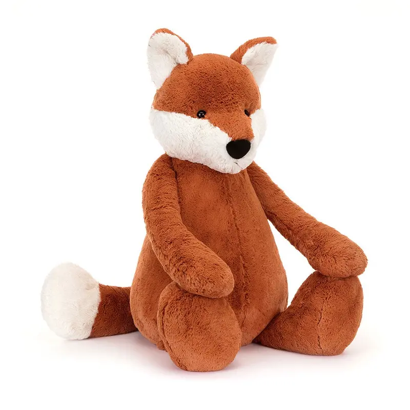 Giant Bashful Fox Cub Plush Toy 1