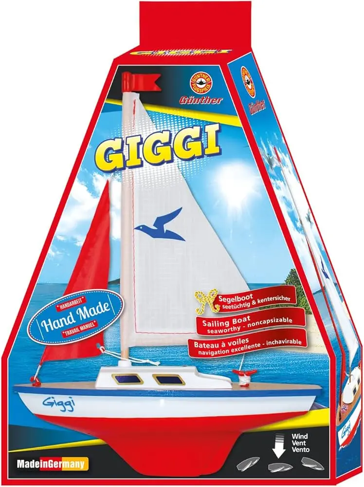 Giggi Model Sailboat – Handcrafted Wooden Sailboat Kit 1