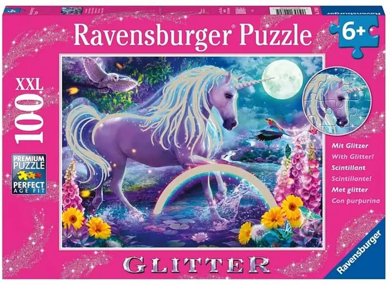 Glitter Unicorn Puzzle – 100 Pieces 1