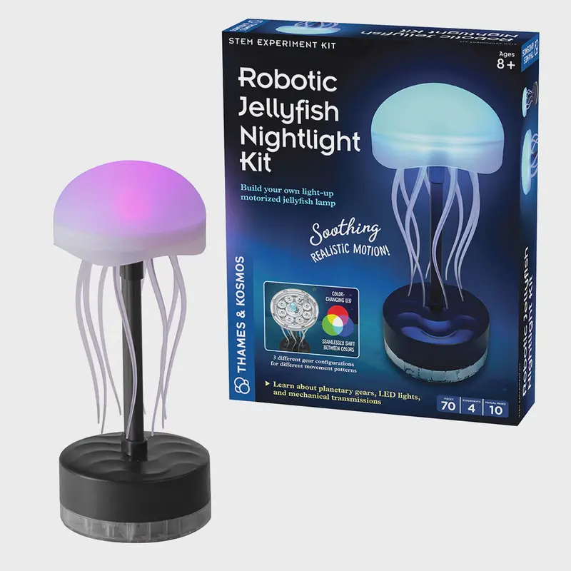 Glow-In-The-Dark Robotic Jellyfish Nightlight Building Set 1