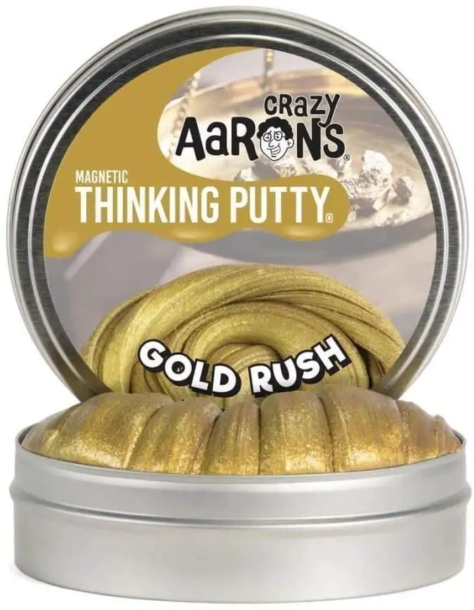 Gold Rush Metallic Gold Thinking Putty 1