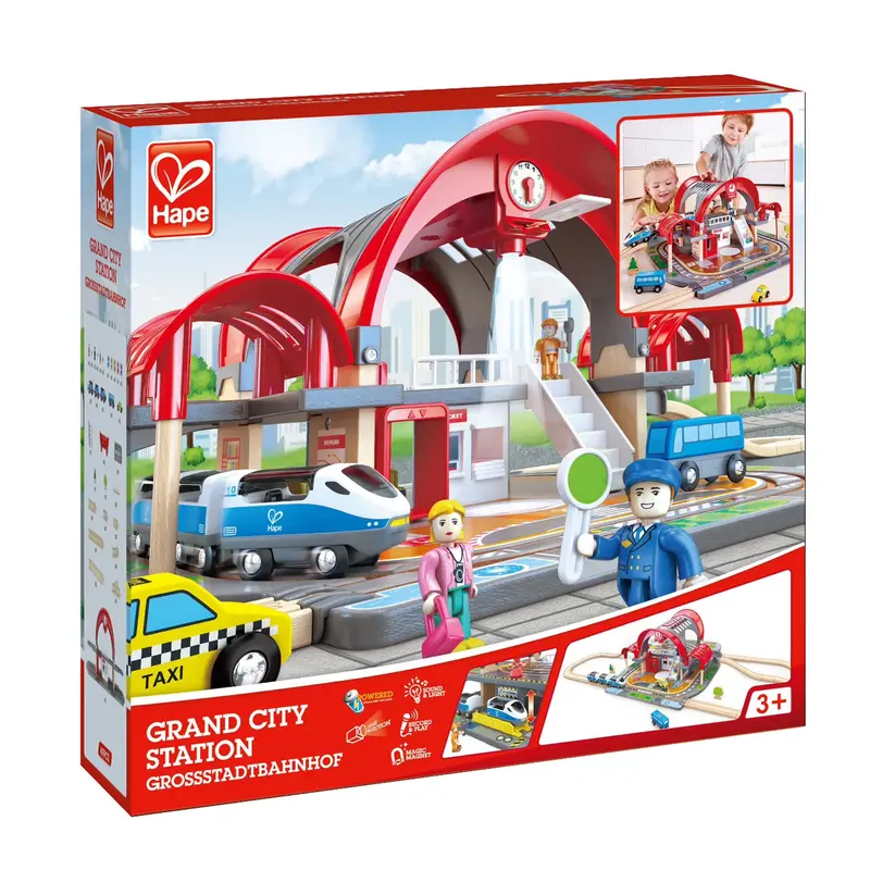 Grand City Train Station Playset With Tracks 1