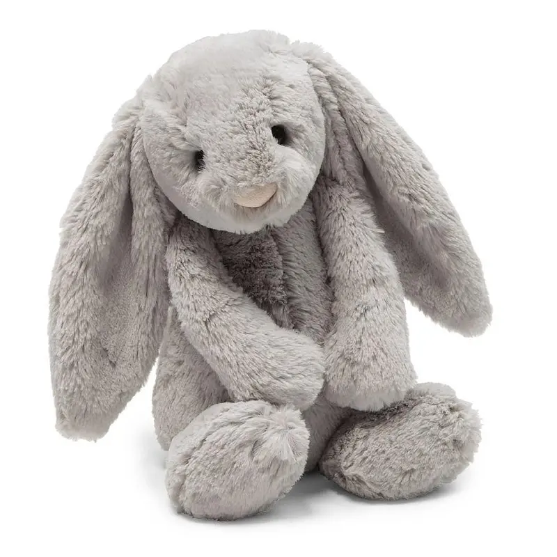 Grey Bashful Bunny Medium Size Plush 1